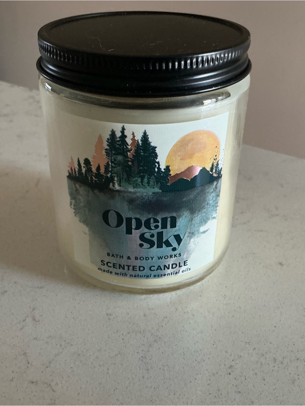 Bath & Body Works Open Sky Scented Candle - Cream Discontinued